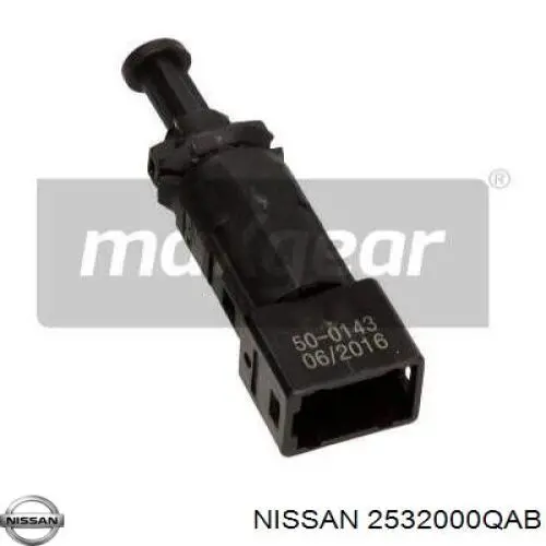 Кнопка стоп-сигналу Nissan/Infiniti 2532000QAB ціна, від 3.75 USD