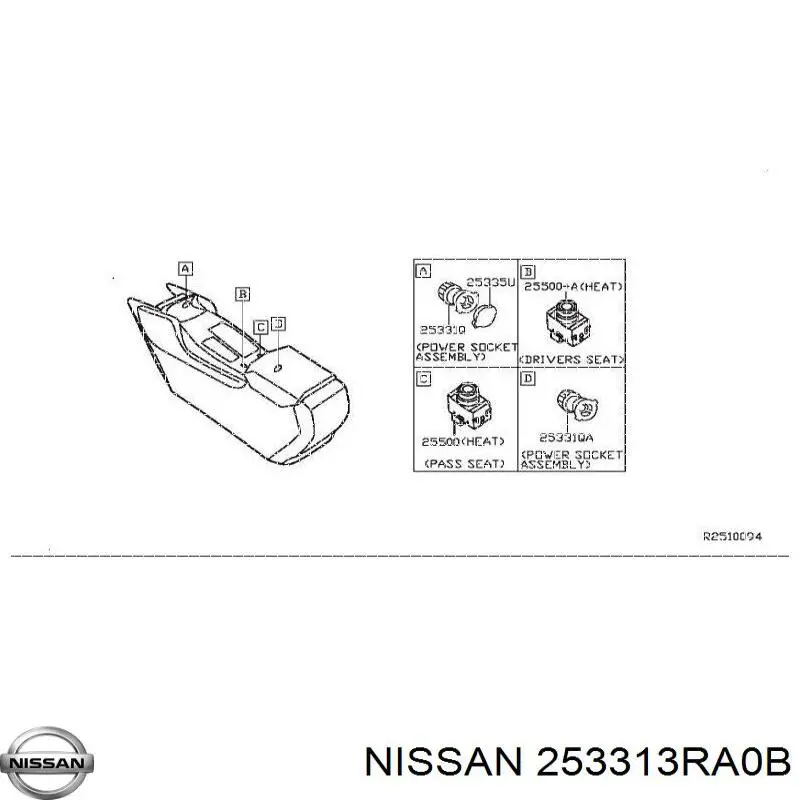  253313RA0B Nissan