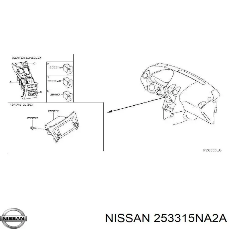  253315NA2A Nissan