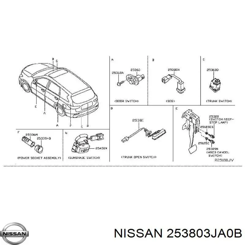 253803JA0B Nissan/Infiniti 