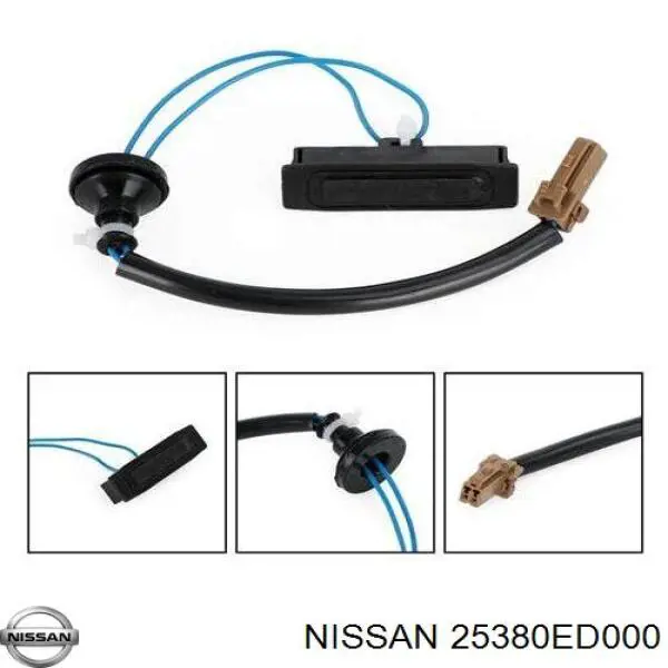 Кнопка салону приводу замка 3/5 двері (ляди)/кришки багажнику Q3760266 Q-fix