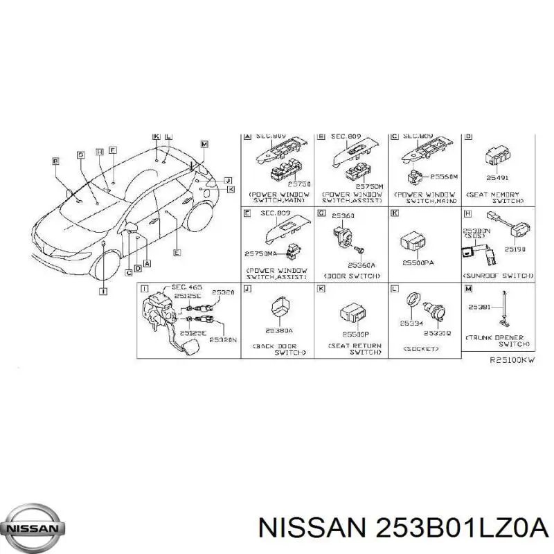253B01LZ0A Nissan/Infiniti 