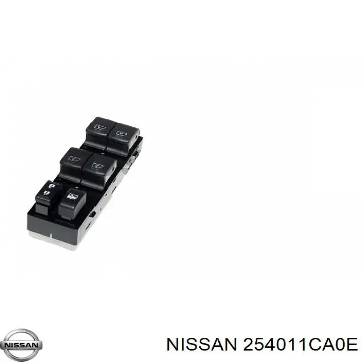 Кнопковий блок керування склопідіймачами передній лівий Nissan/Infiniti 254011CA5E ціна, від 30.67 USD