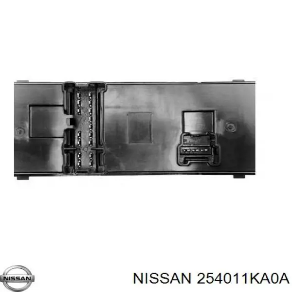 Кнопковий блок керування склопідіймачами передній лівий 254013KA0A Nissan/Infiniti