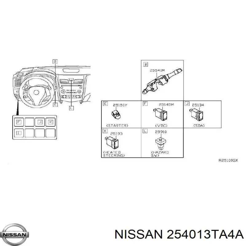  254013TA4A Nissan