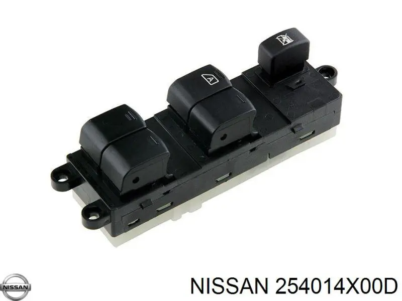 Кнопковий блок керування склопідіймачами передній лівий Nissan Qashqai 1 (J10) (Нісан Кашкай)