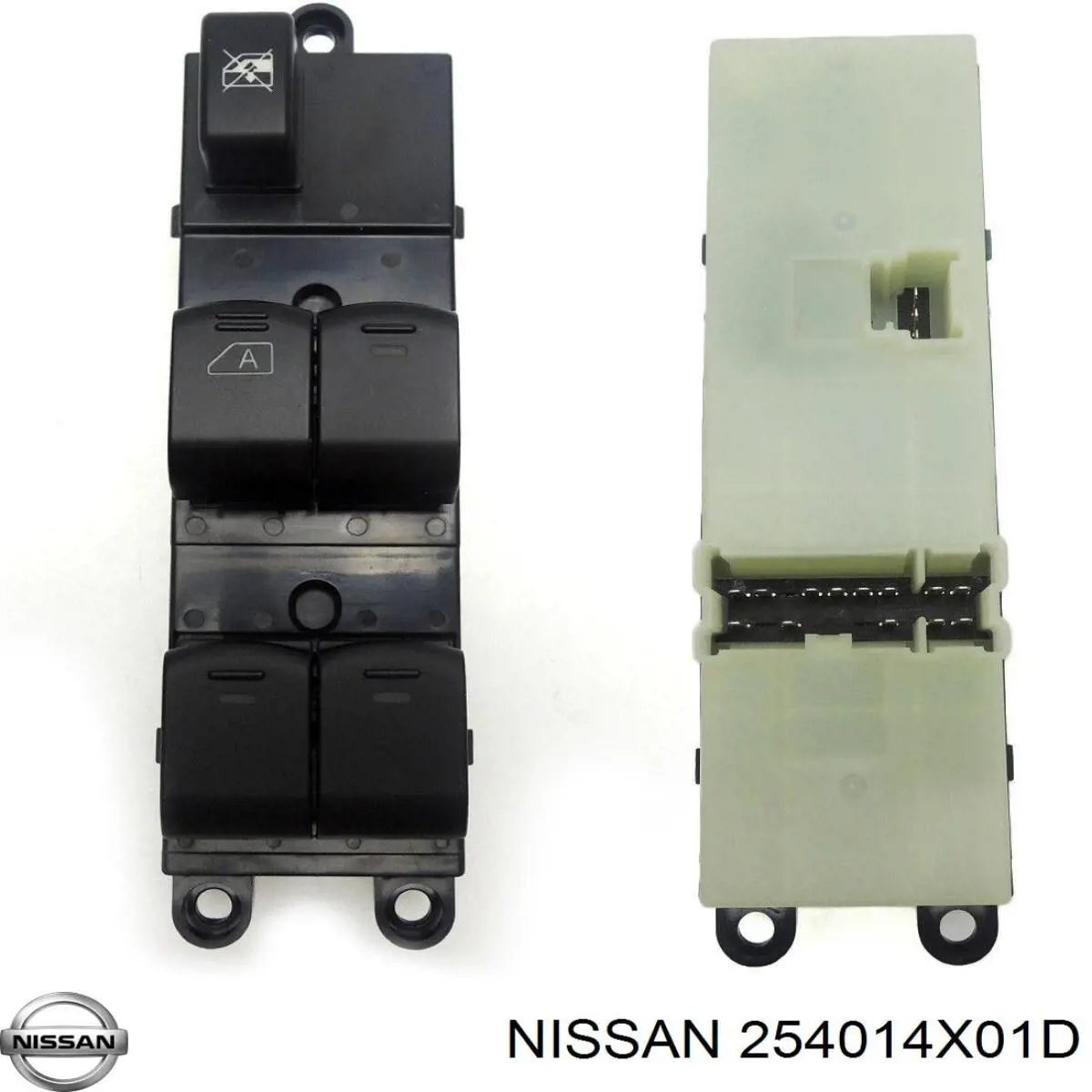 Кнопковий блок керування склопідіймачами передній лівий Nissan/Infiniti 25401BH12C ціна, від 24.80 USD