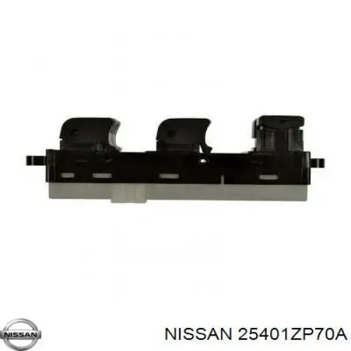 Кнопковий блок керування склопідіймачами передній лівий Nissan/Infiniti 25401ZP70A ціна, від 22.41 USD