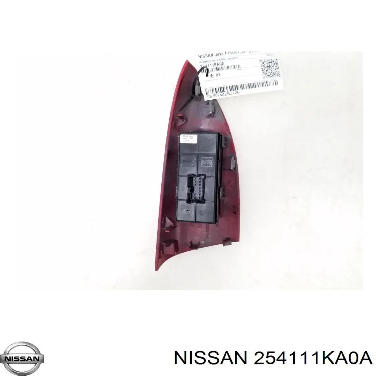 Кнопка вмикання двигуна склопідіймача передня права Nissan LEAF (ZE0) (Нісан Ліф)