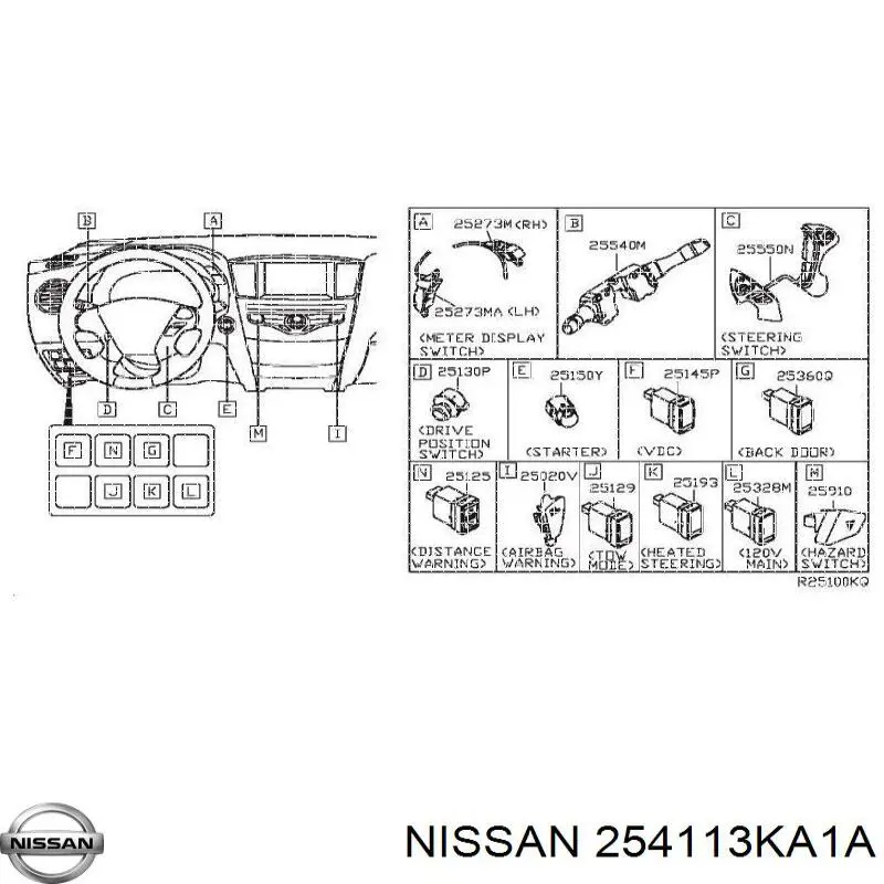  254113KA1A Nissan