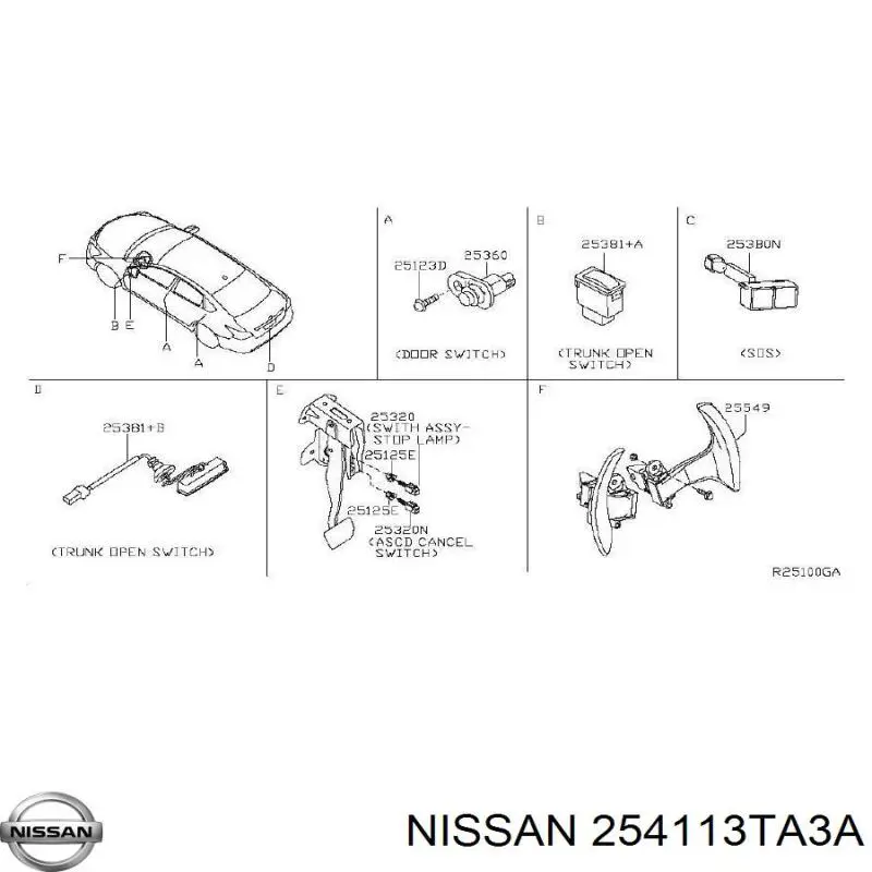 Купити 254113TA3A Nissan/Infiniti 