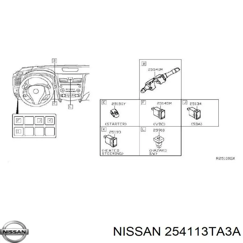 254113TA3A Nissan/Infiniti 