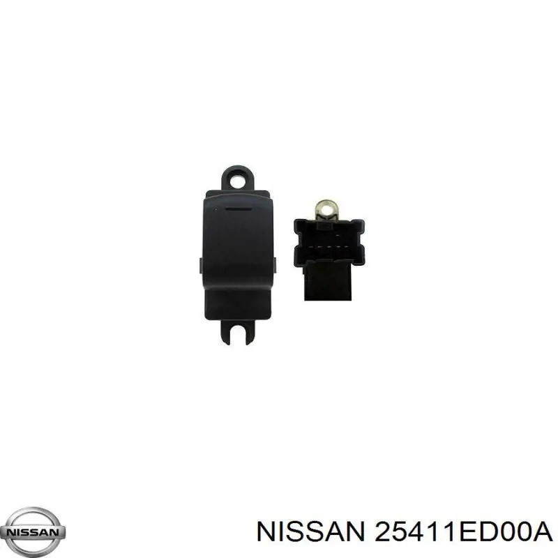 Кнопковий блок керування склопідіймачами задній Nissan Note (E11) (Нісан Ноут)