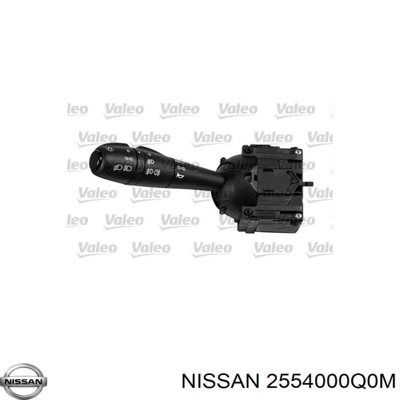 Купити 2554000Q0M Nissan/Infiniti Перемикач підрульовий, лівий
