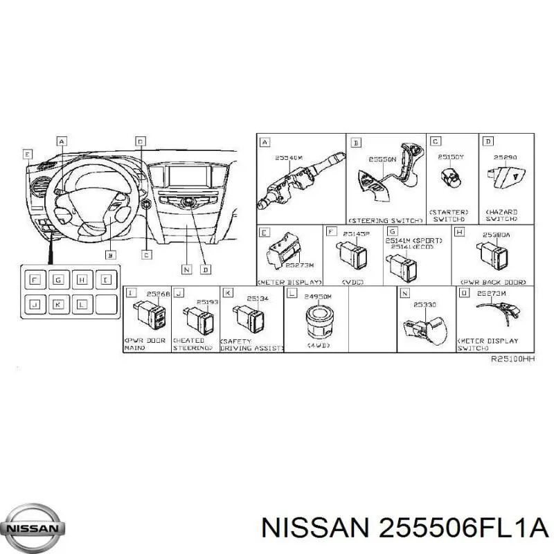  255506FL1A Nissan