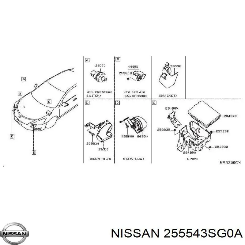  255543SG0A Nissan