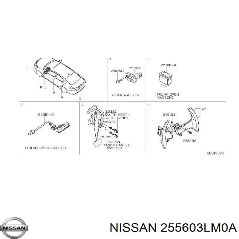 255603TP1C Nissan/Infiniti 