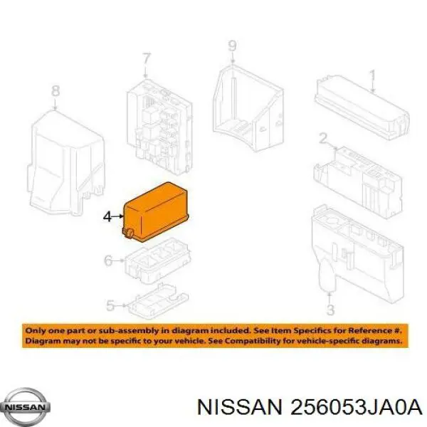 Сигнал звукової, клаксон Nissan/Infiniti 256053JA0A ціна, від 7.35 USD