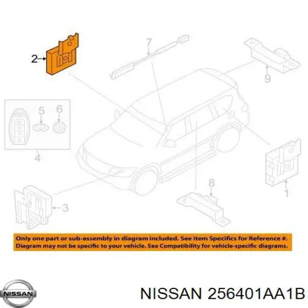 Купити 256401AA1B Nissan/Infiniti 