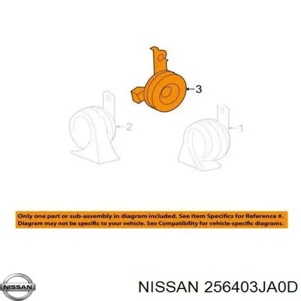 256403JA0D Nissan/Infiniti 
