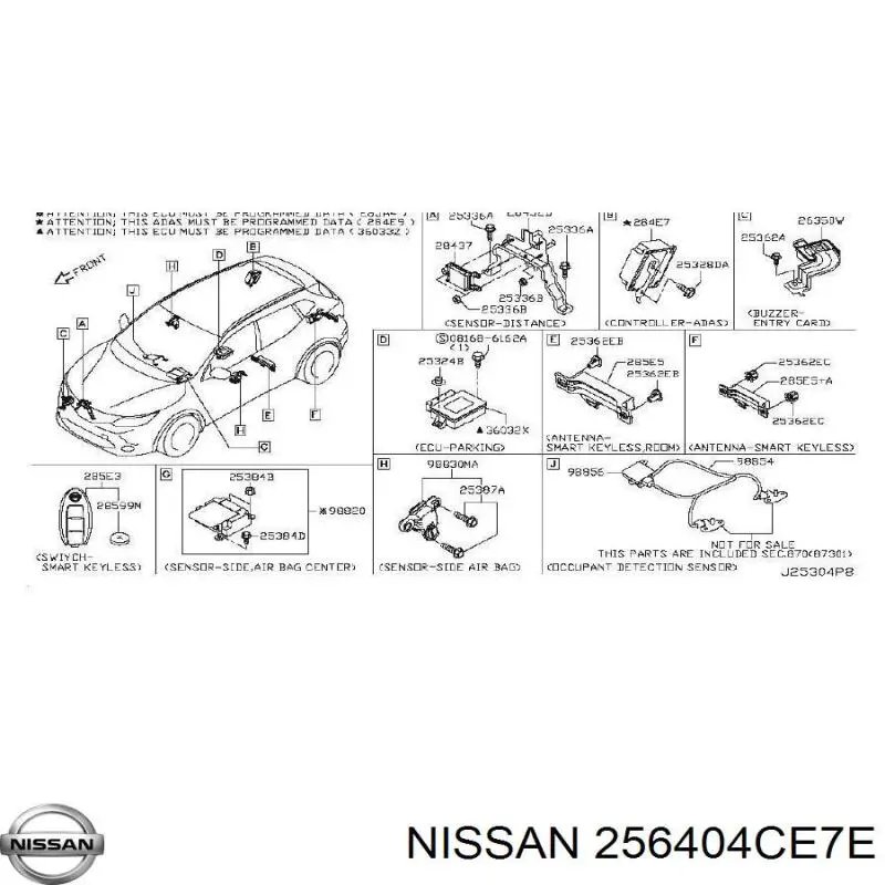 Датчик распредвалу 256404CE7E Nissan/Infiniti