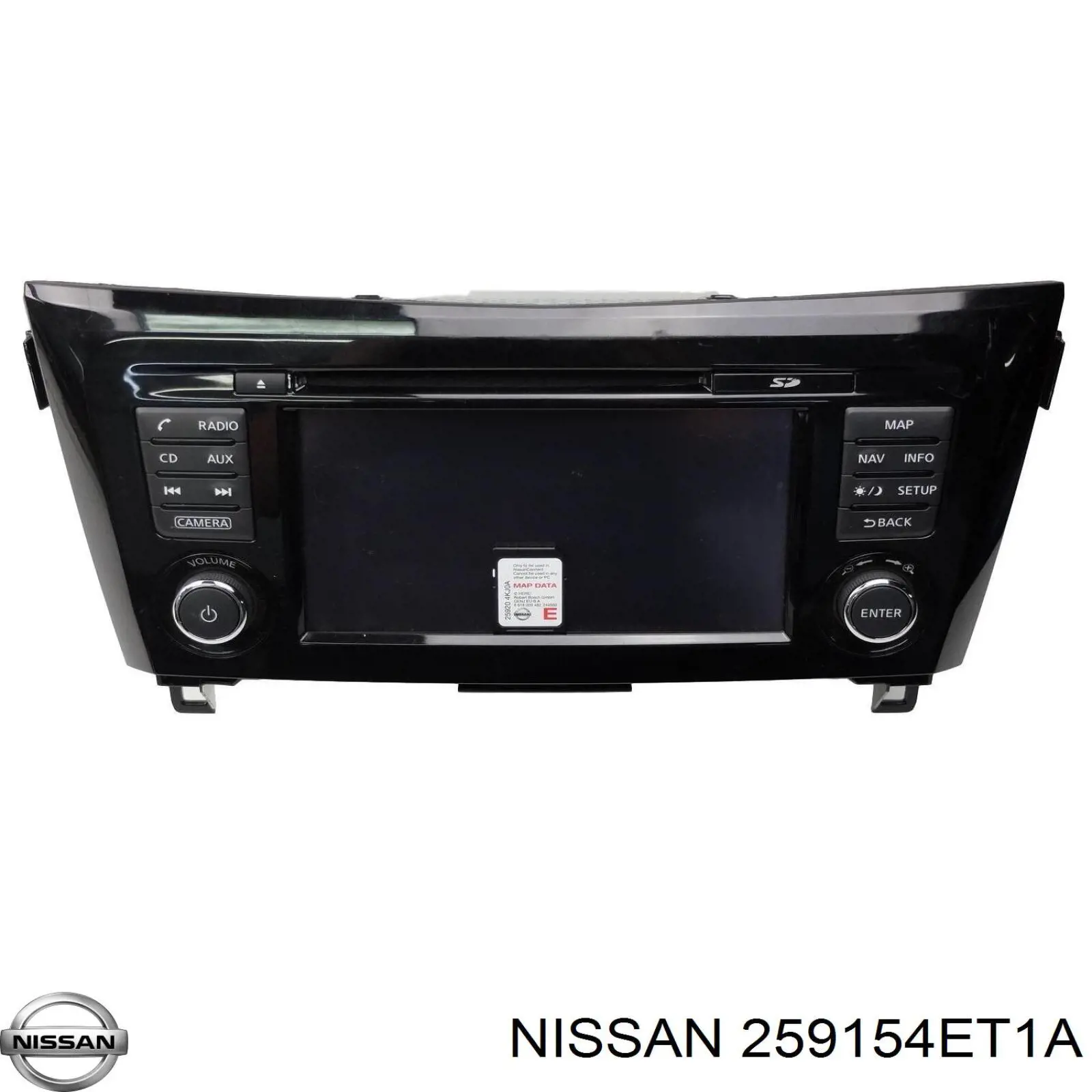 259154ET1A Nissan/Infiniti Дисплей бортового комп'ютера