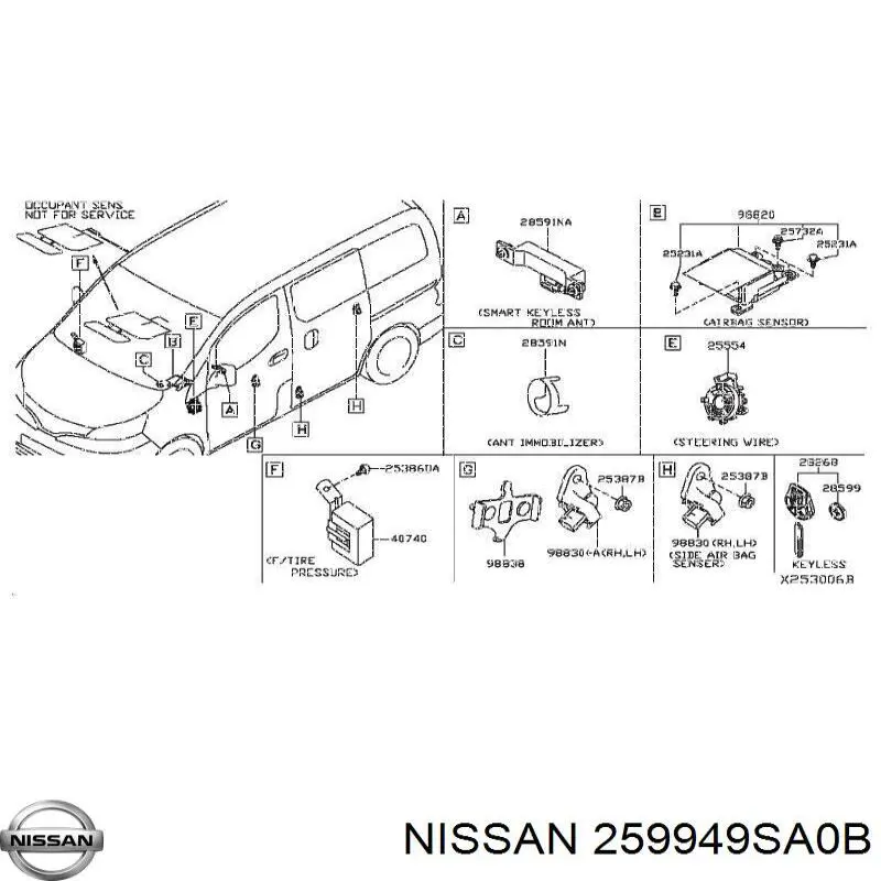 259949SA0B Nissan/Infiniti 