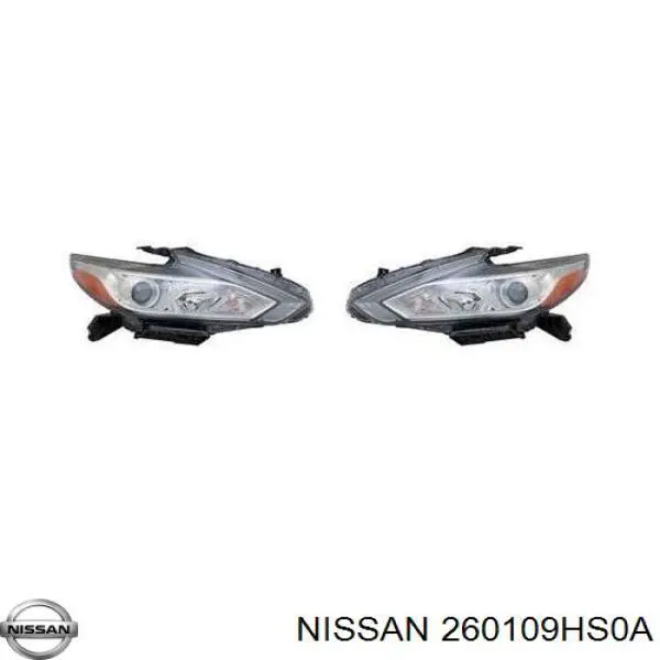 Купити 260109HS0A Nissan/Infiniti Права блок фара