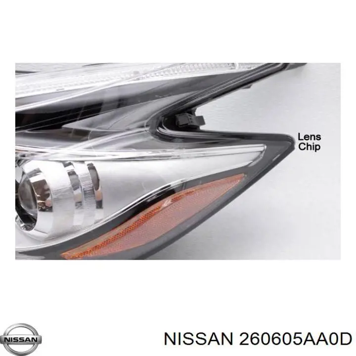 260605AA0D Nissan/Infiniti Фара дальнього світла в зборі