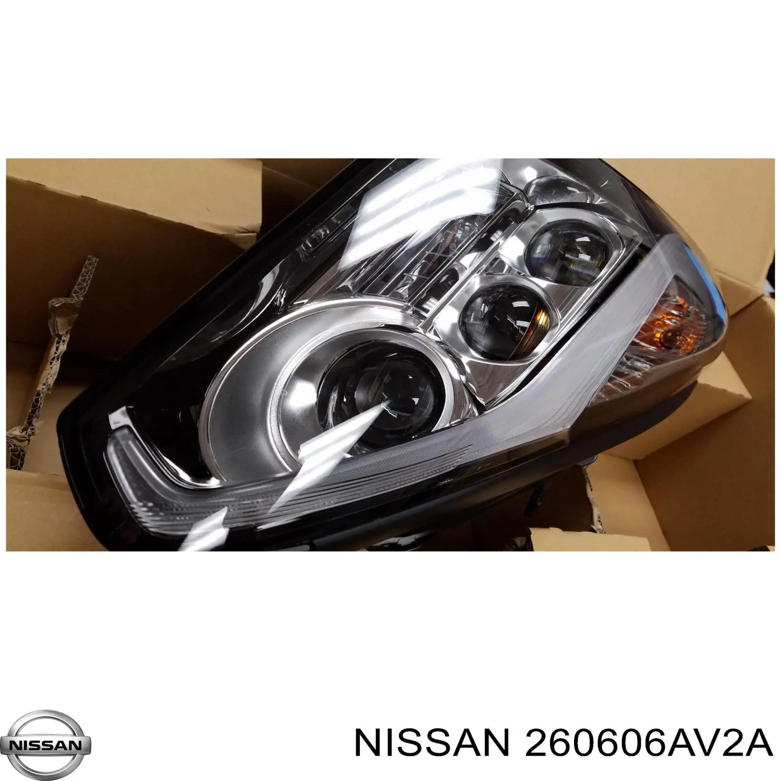Фара дальнього світла в зборі Nissan/Infiniti 260606AV2A ціна, від 2311.22 USD