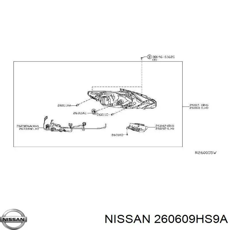 Фара ліва NSL113654AL Rhino