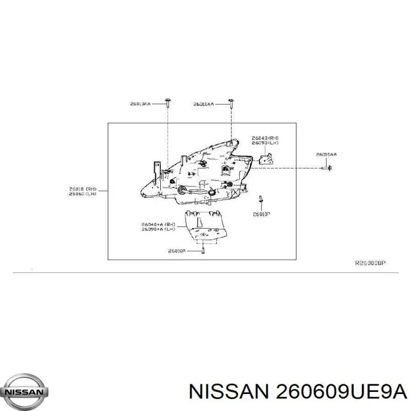 ZDS1200L Signeda Фара дальнього світла в зборі