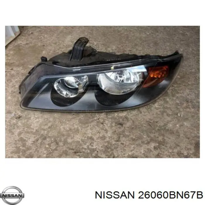 26060BN67B Nissan/Infiniti Фара дальнього світла в зборі