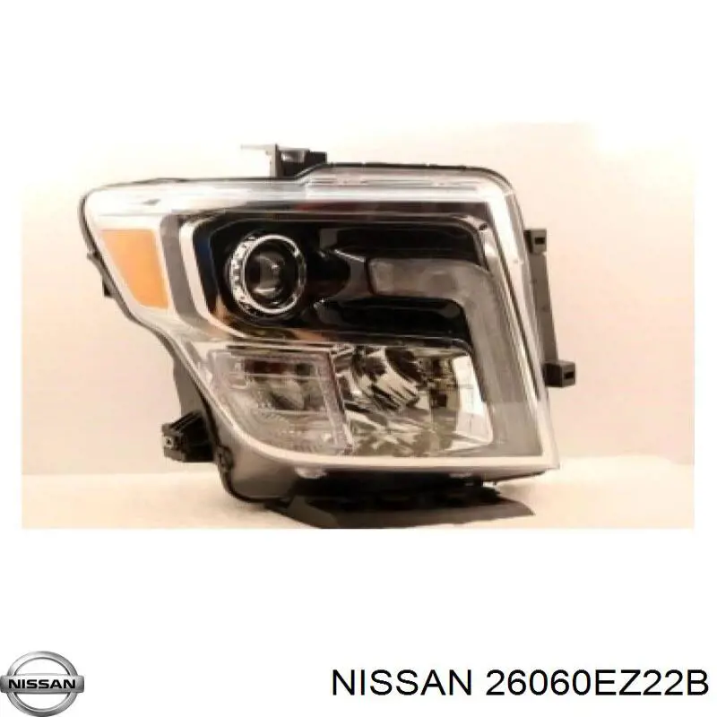 26060EZ22B Nissan/Infiniti Фара дальнього світла в зборі