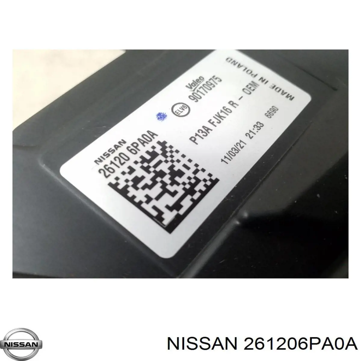 261206PA0A Nissan/Infiniti Габарит-покажчик повороту в бампері, правий