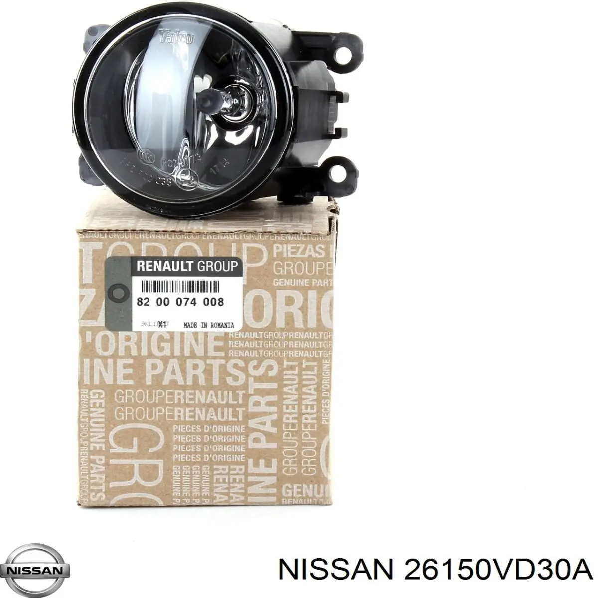 Фара протитуманна, ліва/права Nissan Cabstar NT400 (F24M) (Нісан Кабстар)