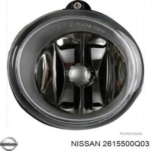Фара протитуманна, ліва 2615500Q03 Nissan/Infiniti