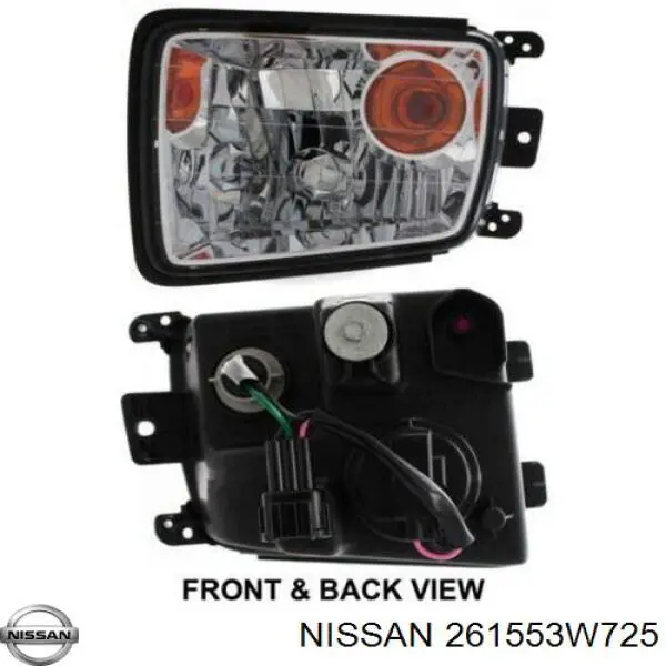 Туманка ліва Nissan/Infiniti 261553W700 ціна, від 50.68 USD