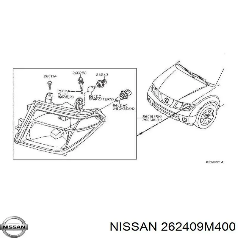 262409M400 Nissan/Infiniti 