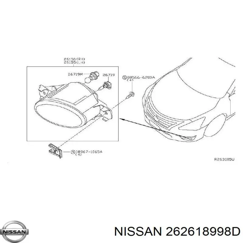 262618998D Nissan/Infiniti 
