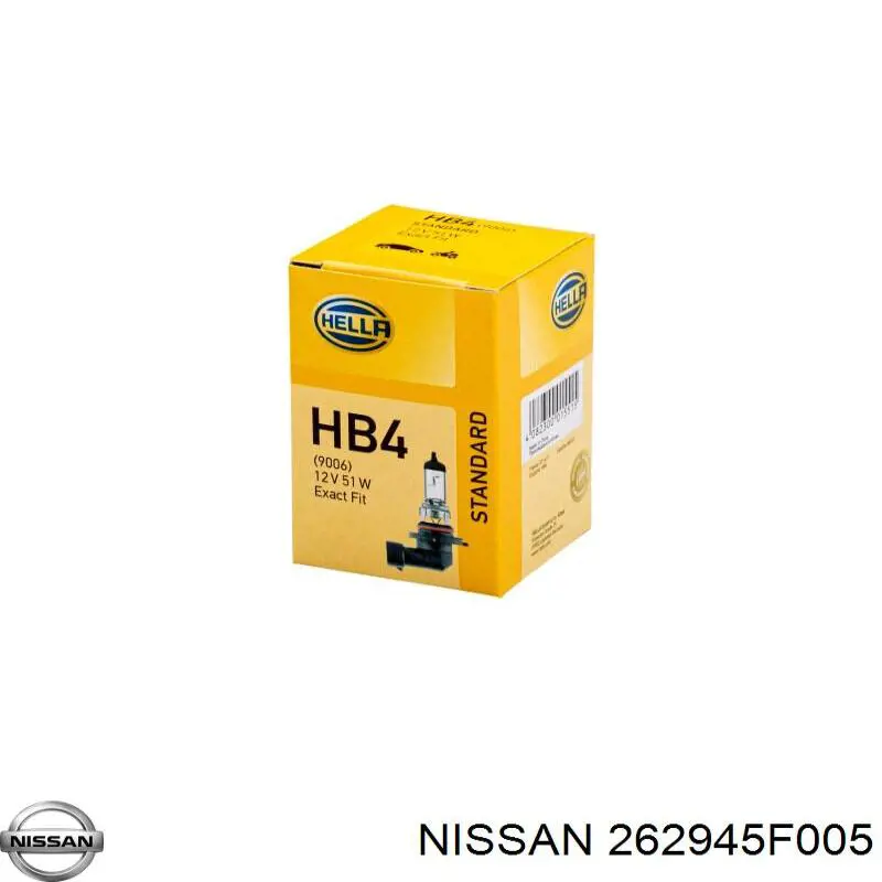 Купити 262945F005 Nissan/Infiniti Лампочка галогенна