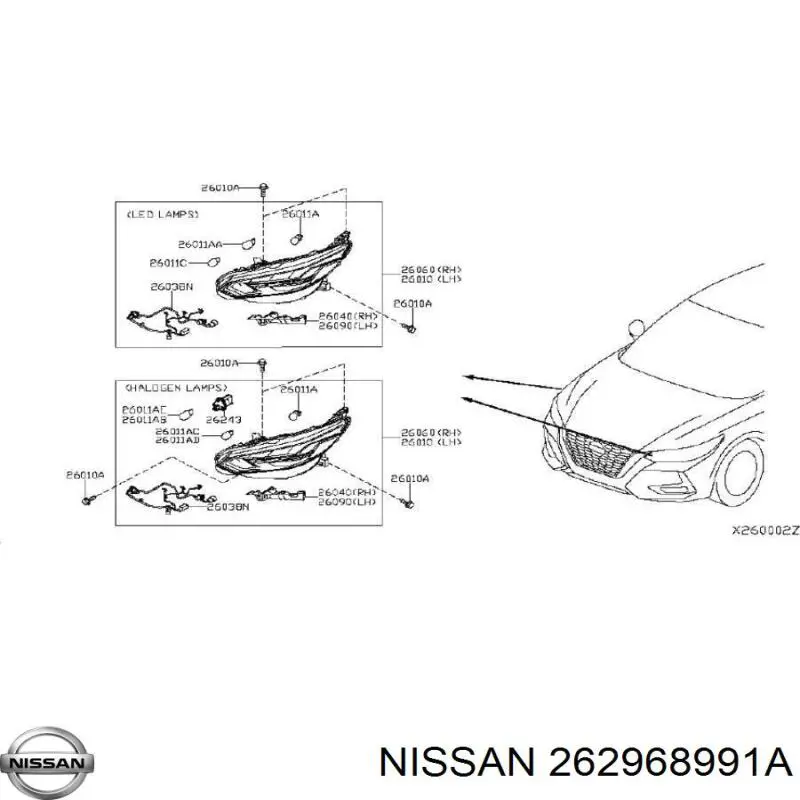  262968991A Nissan