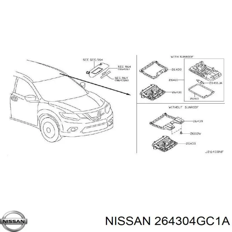  264304GC1A Nissan