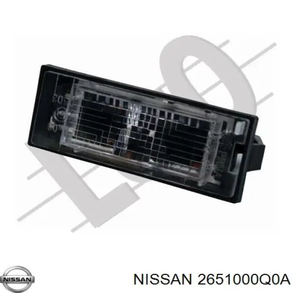 2651000Q0A Nissan ліхтар підсвічування заднього номерного знака