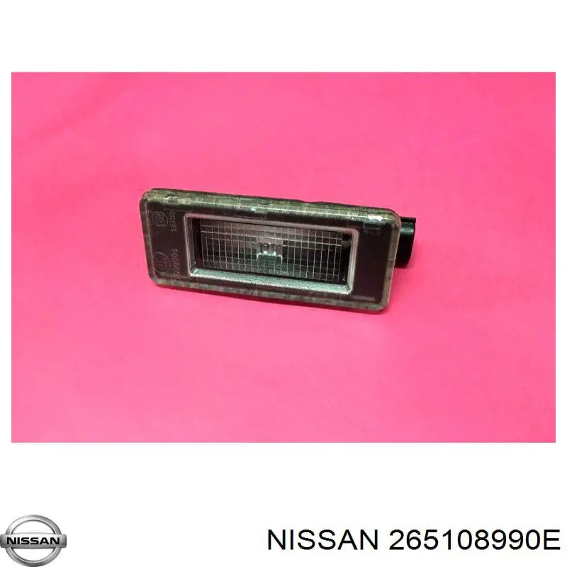 Ліхтар підсвічування заднього номерного знака 265108990E Nissan/Infiniti