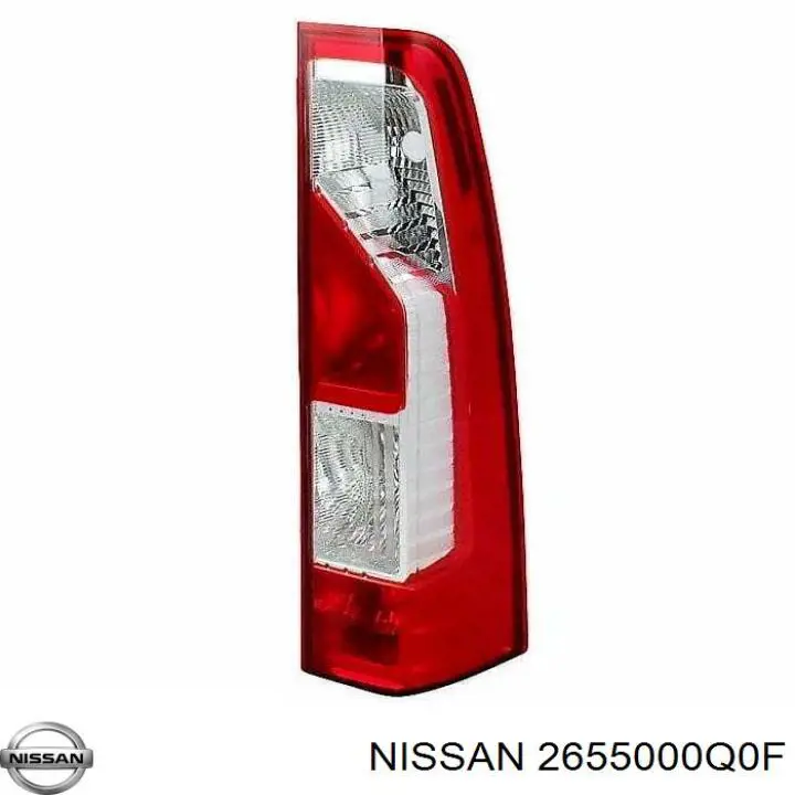 2655000Q0F Nissan ліхтар задній правий