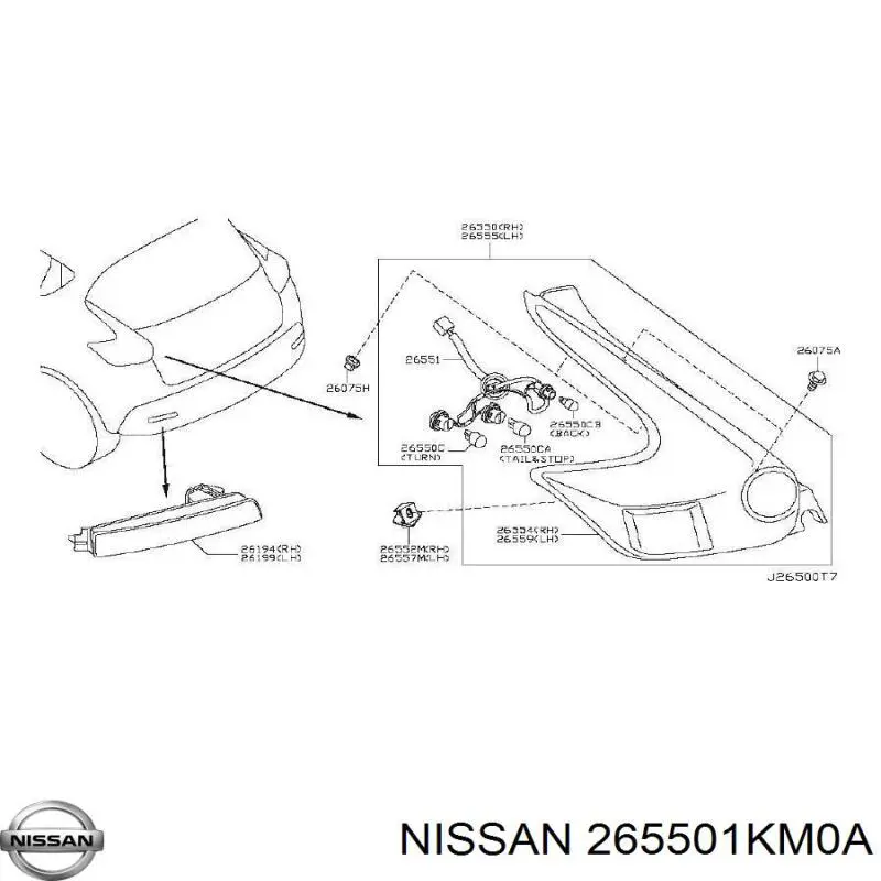 265501KM0A Nissan/Infiniti 