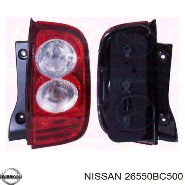 Задні ліхтарі Nissan/Infiniti 26550BC500 ціна, від 64.60 USD