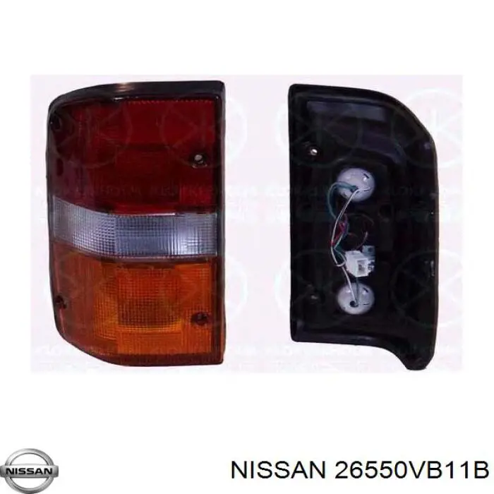26550VB11B Nissan ліхтар заднього бампера, правий