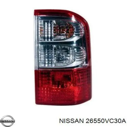 Задні ліхтарі Nissan/Infiniti 26550VC30A ціна, від 53.86 USD